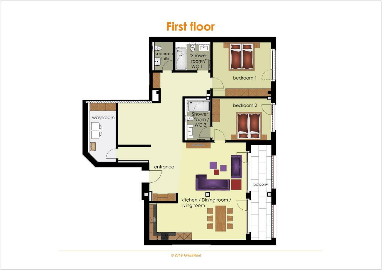 Apartment JungfrauCenter Roteflue - GriwaRent AG Interlaken Exterior foto